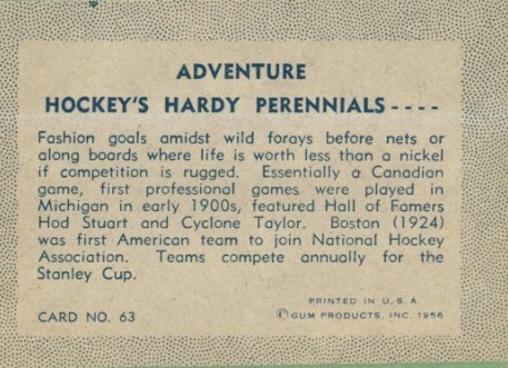 1956 Gum Products Adventure